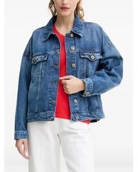 Sessun - Veste En Jean À Boutonnière - Lyst