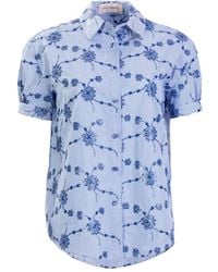 Silvia Tcherassi - Ileana Embroidered-Floral Blouse - Lyst