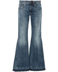 Stella McCartney - Mid-Rise Flared Jeans - Lyst