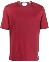 Thom Browne - Logo-patch Cotton T-shirt - Lyst