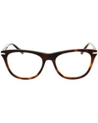 Calvin Klein - Tortoiseshell-Effect Rectangle-Frame Glasses - Lyst