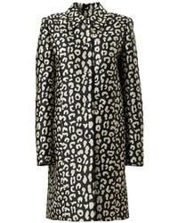 Carolina Herrera - Leopard-Spot Jacquard Coat - Lyst