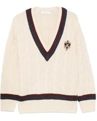 Zimmermann - Valiant Wool V-Necked Jumper - Lyst