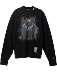 Maison Mihara Yasuhiro - Cat Printed Sweatshirt - Lyst