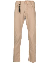 Incotex - Logo-Patch Straight-Leg Jeans - Lyst