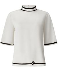 Shanghai Tang - T-Shirt Mit Stehkragen - Lyst