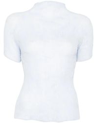 Issey Miyake - Oberteil mit Stehkragen - Lyst