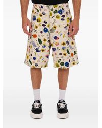 NAHMIAS - Floral-Print Shorts - Lyst
