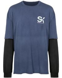 Osklen - Logo-Print Long-Sleeved T-Shirt - Lyst