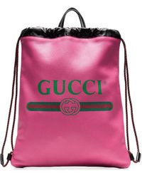 gucci soft leather backpack