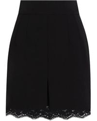 Dolce & Gabbana - Wool Mini Skirt - Lyst