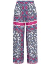 Maliparmi - Pantalon Ample À Imprimé Cachemire - Lyst