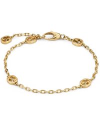 Gucci - Interlocking Gourmette Armband - Lyst