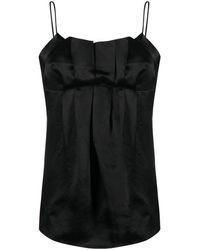 Jil Sander - Top Con Scollo A V - Lyst