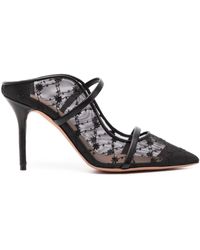 Malone Souliers - Maureen 85mm Floral-embroidered Pumps - Lyst
