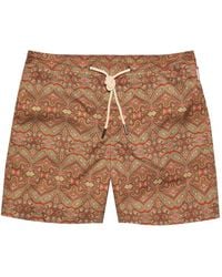 Orlebar Brown - Bulldog Patterned Swim Shorts - Lyst