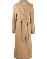 Harris Wharf London - Wrap-Around Virgin Wool Coat - Lyst