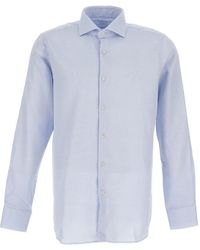 Bagutta - Button-Fastening Long-Sleeve Shirt - Lyst