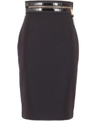 Elisabetta Franchi - Pencil Skirt With High Waist - Lyst
