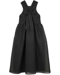 Cecilie Bahnsen - Dora Bow-Detail Cloqué Dress - Lyst