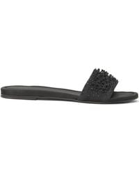 Fabiana Filippi - Bead-Embellishments Flat Sandals - Lyst