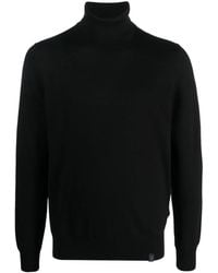 Fay - Roll-Neck Virgin Wool Jumper - Lyst