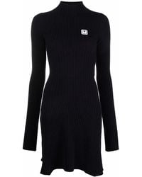 Palm Angels - Logo Patch Knitted Dress - Lyst