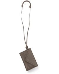 Ami Paris - Etienne Envelope-Style Leather Card Holder - Lyst