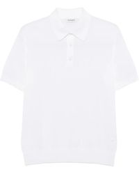 Kangra - Ribbed-Knit Polo Shirt - Lyst