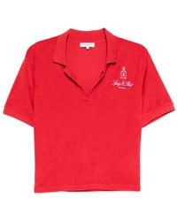 Sporty & Rich - Vendome Terry Polo Top - Lyst