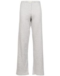 Sporty & Rich - Ribbed Jersey Trousers - Lyst