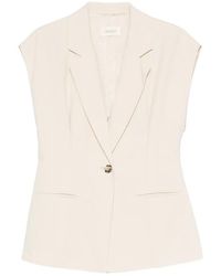 ViCOLO - Sleeveless Single-Breasted Gilet - Lyst