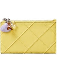 Tory Burch - Fleming Charm Zip Card Case - Lyst