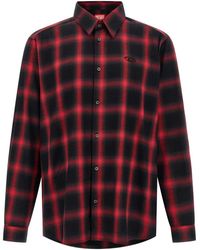 DIESEL - S-Simply Check Cotton Blend Shirt - Lyst