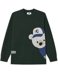 Chocoolate - Graphic-Intarsia Crew-Neck Sweater - Lyst