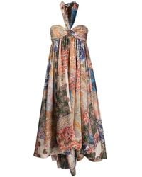 Zimmermann - Silk Dress - Lyst