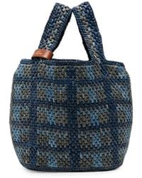 A.P.C. - Sac Cabas Pecan En Raphia - Lyst