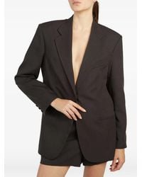 FEDERICA TOSI - Oversized Single-Breasted Blazer - Lyst
