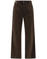 Loewe - Pantalon Droit En Velours Côtelé - Lyst