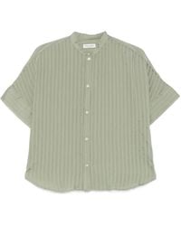 Marc O' Polo - Vertical-Stripe Band-Collar Shirt - Lyst
