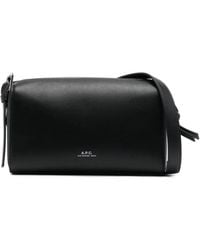 A.P.C. - Nino Faux-Leather Messenger Bag - Lyst