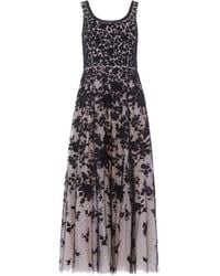 Needle & Thread - Embroidered-Flowers Scoop-Neck Maxi Dress - Lyst