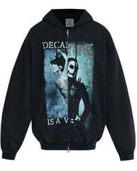 Vetements - グラフィック ジップパーカー - Lyst