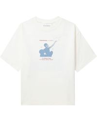 Closed - T-Shirt mit grafischem Print - Lyst
