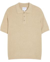 Raith - Ribbed-Knit Polo Shirt - Lyst