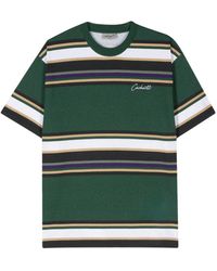 Carhartt - Gestreiftes Morcom T-Shirt - Lyst