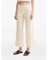 Sessun - Pantalones Acampanados Allindy Bordados - Lyst