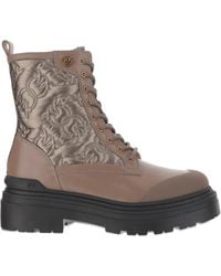 Pinko - Love Birds-Detail Lace-Up Boots - Lyst