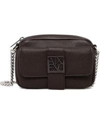 ARMANI EXCHANGE - Bolso de hombro con detalle del logo - Lyst