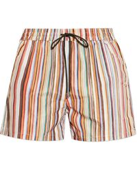 Paul Smith - Striped Swimsuit - Lyst